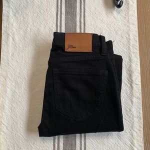 J. Crew Lookout black high rise skinny jeans